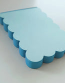 Idlewild Co. - Scalloped Shaped Notepad | Aqua + Blue Edge