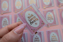 Jollie Ollie Designs - Book Society Sticker [with gold foil]