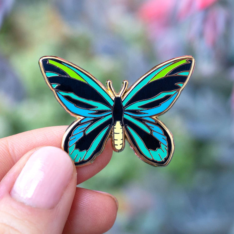 Botanical Bright - Birdwing Butterfly Enamel Pin