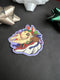 Fox and Brambles - Mari Lwyd Yule Christmas Sticker