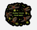 Soy Moss Art - Glow Your Own Way Firefly Glitter + Clear Stickers