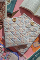 Jollie Ollie Designs - Quilted Ladybug Embroidered Book/Kindle Sleeve
