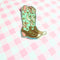 Fox and Brambles - Alien Cowboy Boots Glitter Sticker 