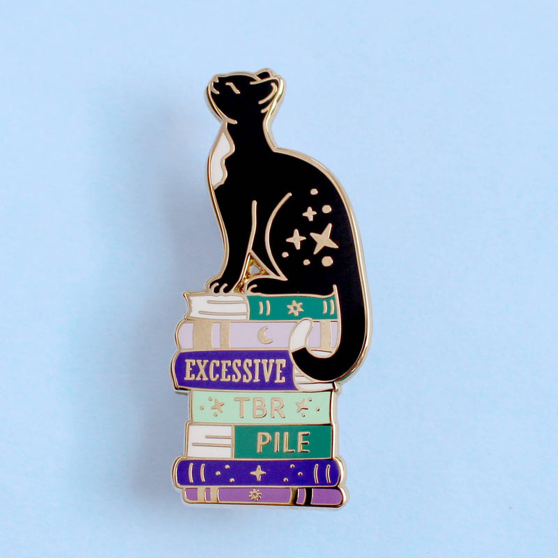 Glitter Punk - Excessive TBR Cat Enamel Pin