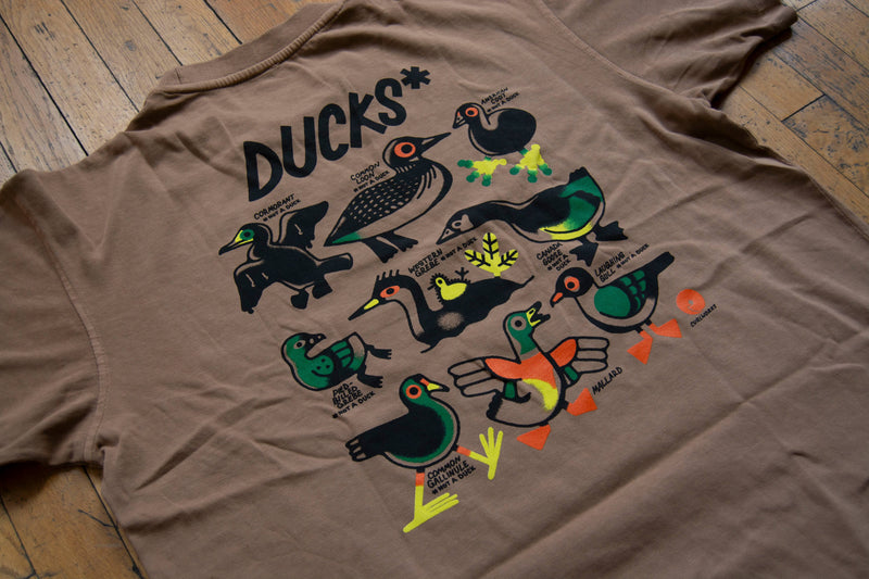 Curlworks - Ducks* T-Shirt (Brown Version)
