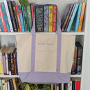 Bona Fide Bookworm - Book Lover Embroidered Tote Bag