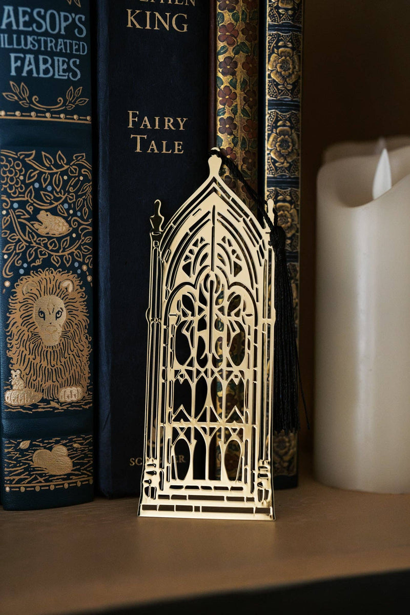The Bookish Atelier - The Literary Portal Metal Bookmark