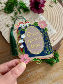 The Bookish Atelier - Once Upon a Time Book Metal Bookmark, Bookish Fantasy