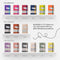 if USA - Bookaroo A6 Pocket Notebook: Navy Blue