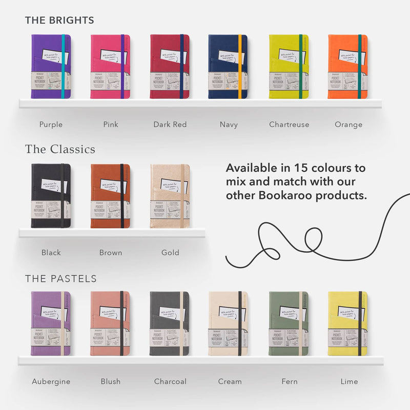 if USA - Bookaroo A6 Pocket Notebook: Navy Blue
