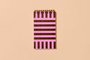 And Here We Are - Riviera Letterpress Pocket-size Spiral Notebook - Made in USA - Modern Stripe -  - Stocking stuffer, Holiday, Gift Guide