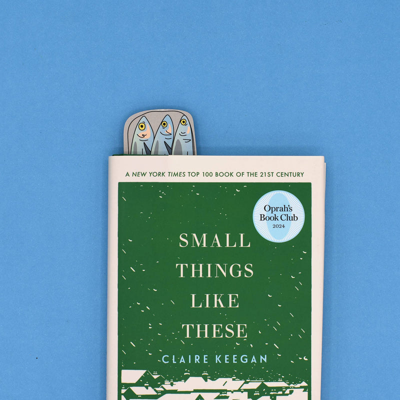 Humdrum Paper - Tinned Fish Bookmark (it's die cut!)