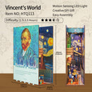 Hands Craft - DIY Miniature House Book Nook Kit: Vincent's World