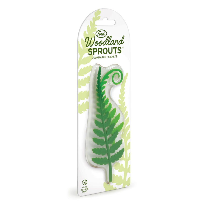 Fred & Friends - WOODLAND SPROUTS - Fern Bookmarks - Set of Two