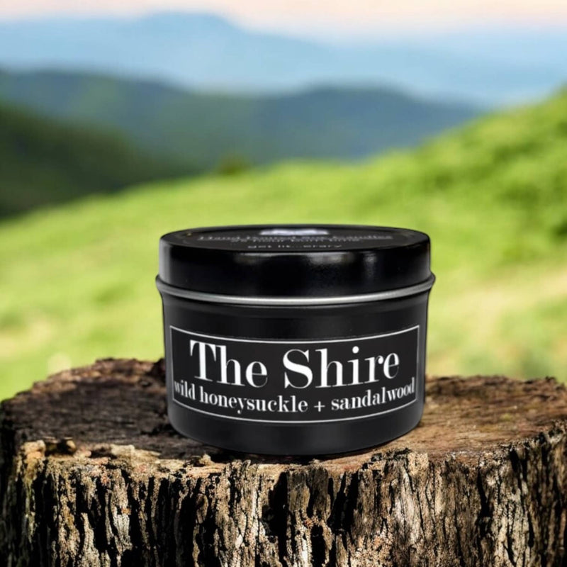 Fly Paper Products - The Shire 4oz Candle Wild Honeysuckle + Jasmine
