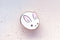 Alum and Ink - Bunny Bun Enamel Pin: Rubber Pin Back