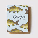 Root & Branch Paper Co. - Carpe Diem Carp Fish Card