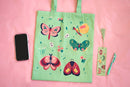 The Moonborn - Moths & Wildflowers Tote Bag