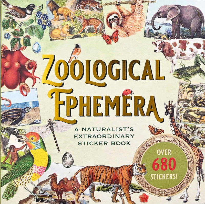 Peter Pauper Press - Zoological Ephemera Sticker Book