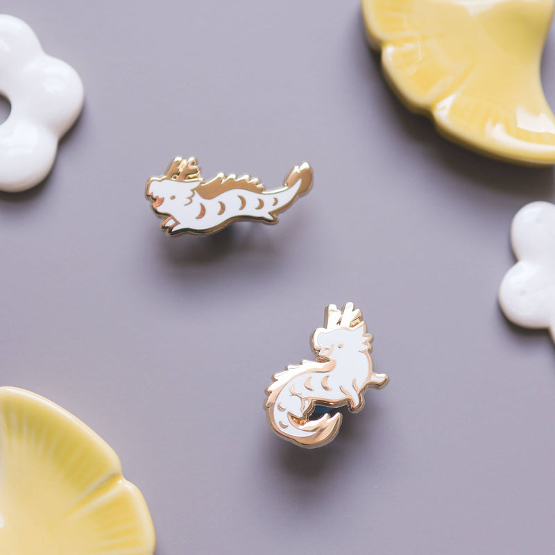 Thousand Skies - Enamel Pin - Happy Dragons Pin Set