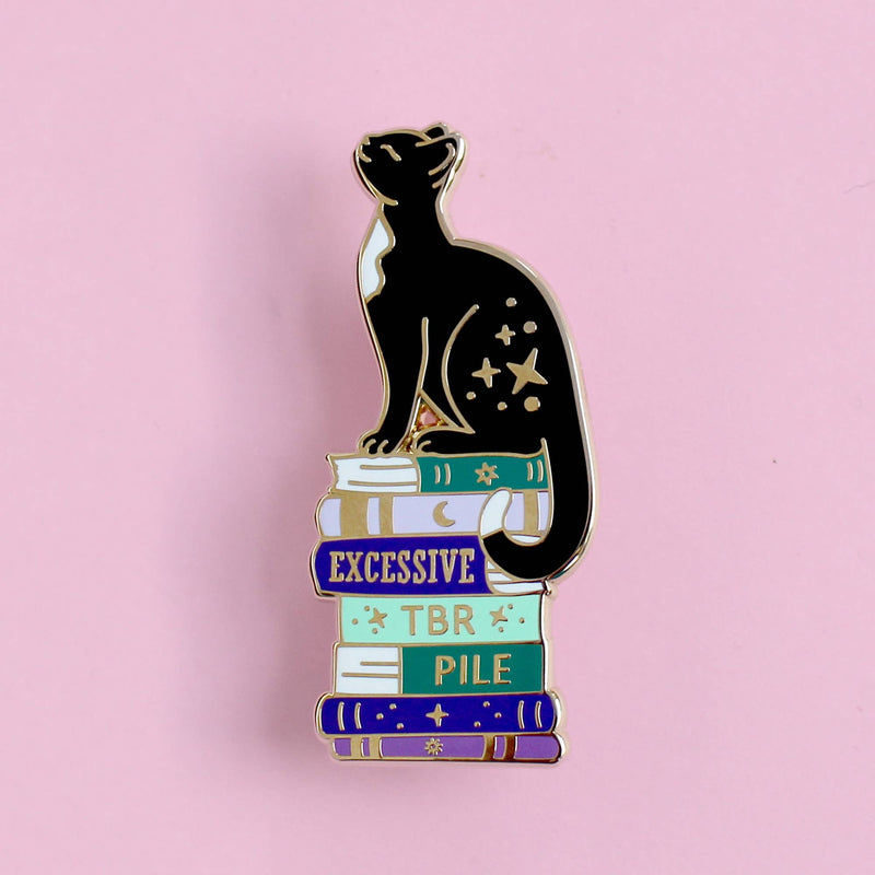 Glitter Punk - Excessive TBR Cat Enamel Pin
