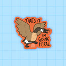 2Birds1Pencil - Feral Canada Goose Mini Vinyl Sticker