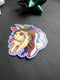 Fox and Brambles - Mari Lwyd Yule Christmas Sticker