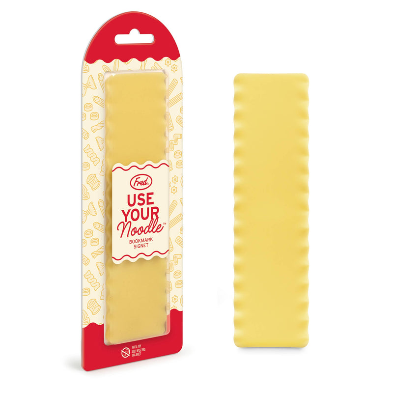Fred & Friends - USE YOUR NOODLE - Lasagna Noodle Bookmark