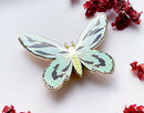 Alum and Ink - Queen Alexandra's Birdwing (Ornithoptera alexandrae) Butterfly Enamel Pin