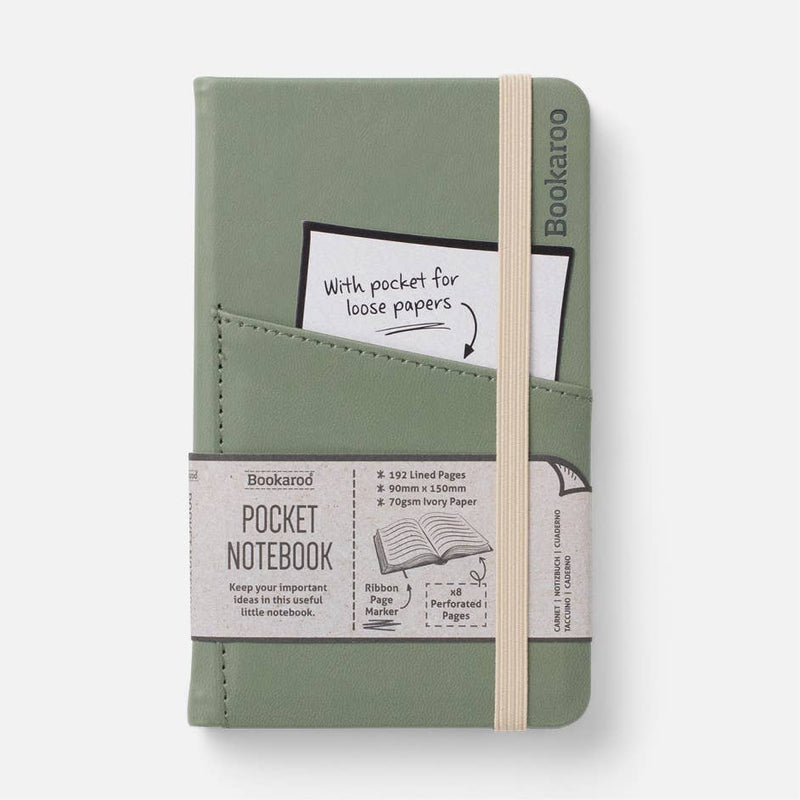 if USA - Bookaroo A6 Pocket Notebook: Navy Blue