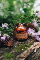 Fablewood Goods - Honey Tonic | 8oz Apothecary Soy Candle | Wild Beragmot, Honey and Tonka