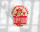 Cluster Funk Studio - That Don't Impress Me Much Frog Cowgirl Sticker