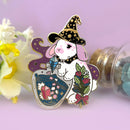 The Crowned Rabbit - Rabbit Witch Enamel Pin