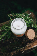 Fablewood Goods - Herbs Entwined | 8oz Apothecary Soy Candle | Rosemary, Sage and Woody