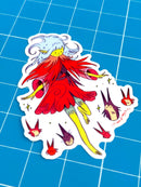 Natalie Andrewson - Goblin Girl with Demons Sticker