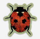 Soy Moss Art - Lady Bug Glitter Sticker