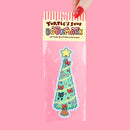 Turtle's Soup - Christmas Tree Kitty Reader Gift Bookmark
