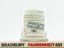 North Ave Candles - Banned Book Candle, Fahrenheit 451 / bookstore gift