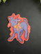 Fox and Brambles - Retro Spooky Goat Sticker