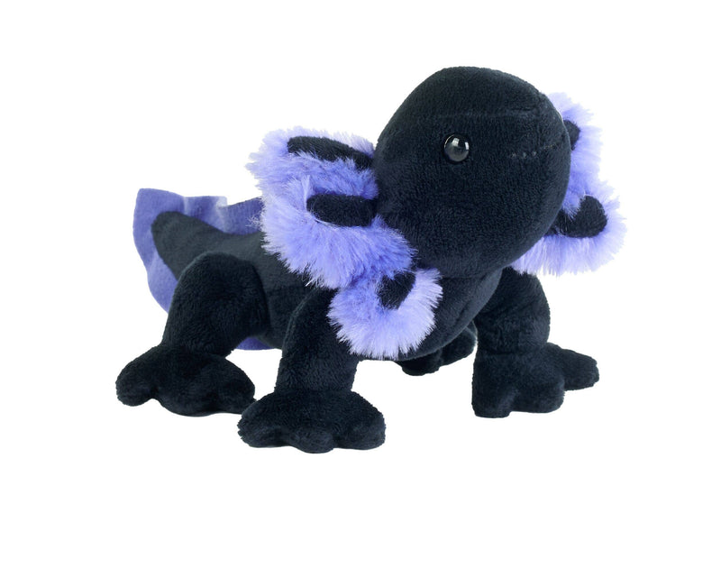 Wild Republic - Pocketkins-ECO-Axolotl Black Stuffed Animal 5"