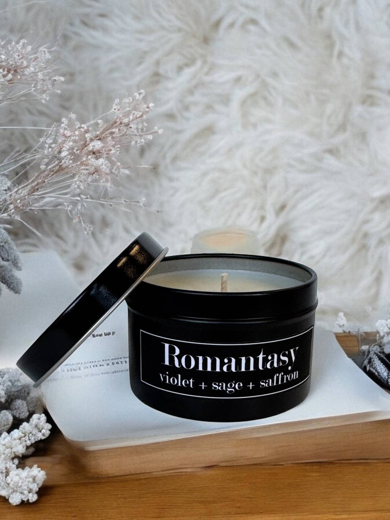 Fly Paper Products - Romantasy 4oz Candle Violet + Sage + Saffron