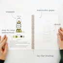 emily lex studio - Camping watercolor workbook