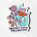 Microbiome Arts - Protect Local Pollinators 3” Sticker 