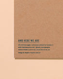 And Here We Are - Letterpress A5 Spiral Notebook—Shell Pattern (Beach, Summer)