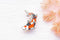 Alum and Ink - Doitsu Sanke Koi Enamel Pin: Rubber Pin Back