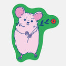 The Good Twin - Flower Mouse Sticker