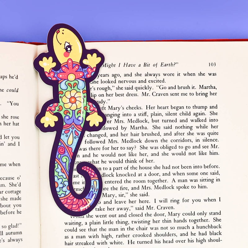 Turtle's Soup - Talavera Lizard Southwestern Pottery Reptile Bookmark