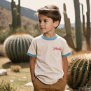 River Road Clothing Company - Howdy (Youth) | Vintage Ringer: Beige / 5/6T