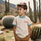 River Road Clothing Company - Howdy (Youth) | Vintage Ringer: Beige / 5/6T