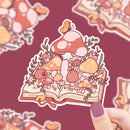 Turtle's Soup - Mushroom Book Autumn Fall Vinyl Sticker